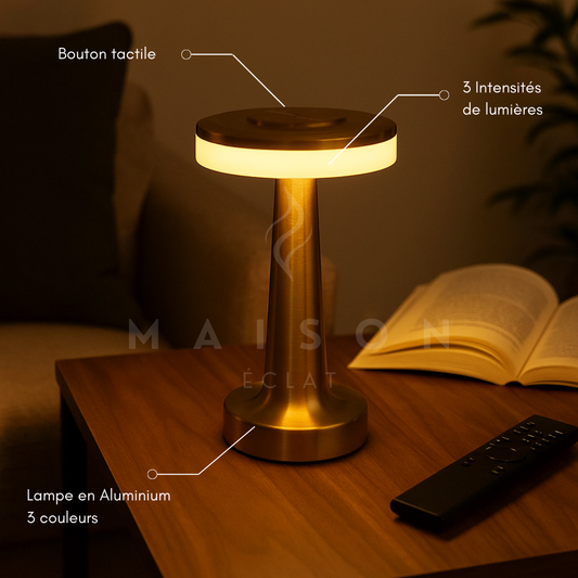 Lampe de Table LED Tactile - Maison Éclat