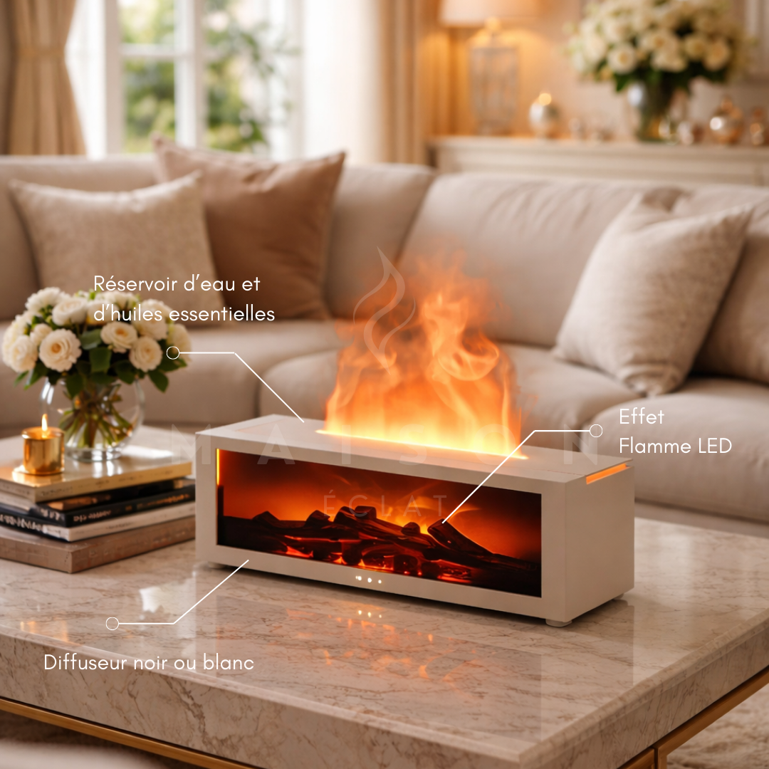 Diffuseur Huiles Essentielles Cheminée - Maison Éclat